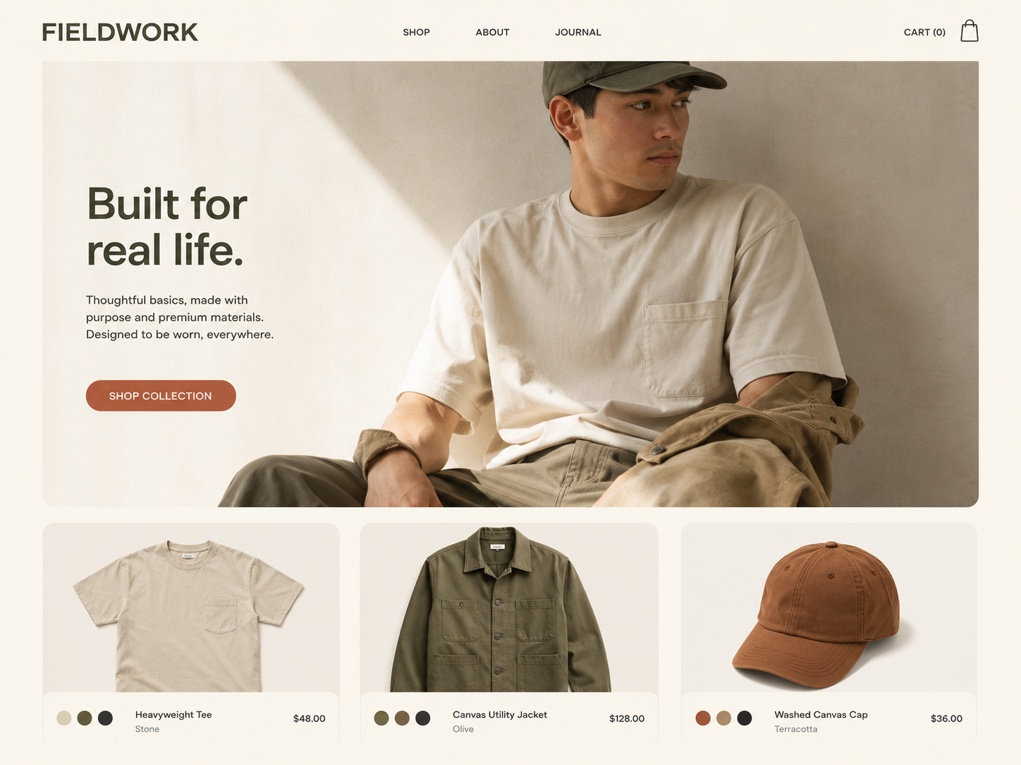 Fieldwork - Boutique en Ligne