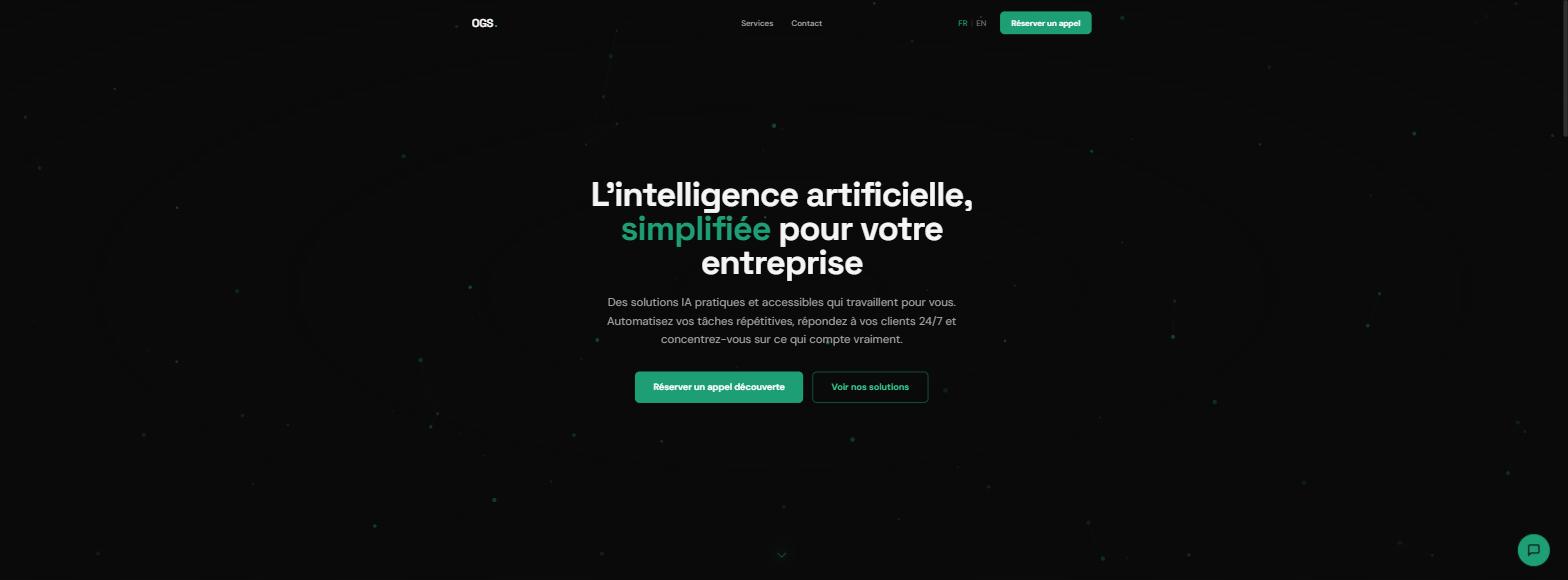 OGS AI Solutions - Site Marketing